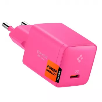 SPIGEN EE301EU-GAN Essential 1-Port Network Charger 30W Rozā