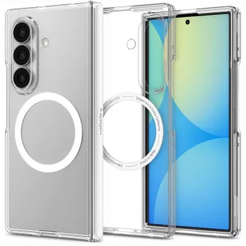 SPIGEN Ultra Hybrid Pro MagSafe maciņš Samsung Galaxy Z Fold 8 Ultra Clear/White