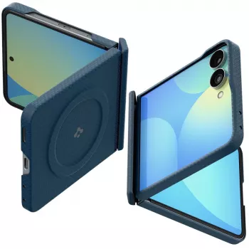 SPIGEN AirSkin Aramid MagSafe maciņš Samsung Galaxy Z Flip 8 - Navy