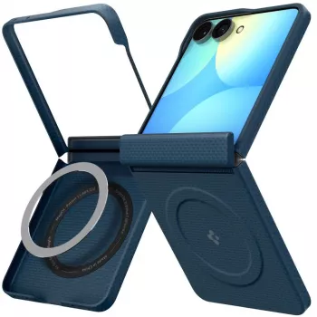 SPIGEN AirSkin Aramid MagSafe maciņš Samsung Galaxy Z Flip 8 - Navy