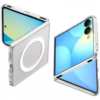 SPIGEN AirSkin MagSafe Galaxy Z Flip 8 maciņš Clear/White