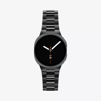 Spigen Modern Fit 316L nerūsējošā tērauda siksniņa Samsung Galaxy Watch 8 / 9 / Classic (40 / 44 / 46 mm) melna