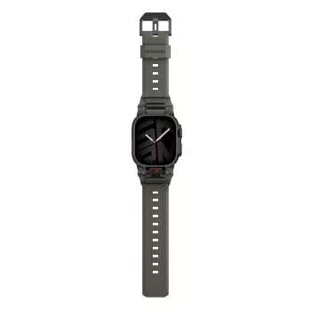 SKINARMA Talon izturīga silikona siksniņa Apple Watch Ultra 49mm / 45mm / 44mm, zaļa