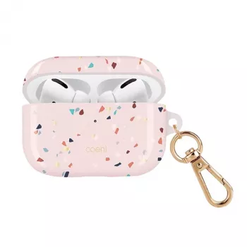 UNIQ Coehl Terrazzo maciņš Apple AirPods Pro – Blush Pink