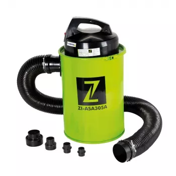 Zipper ZI-ASA305A 1100W koka putekļu nosūcējs ar 100L maisu, 1800 m³/h gaisa plūsmu, 1800 Pa vakuumu un redukcijas komplektu
