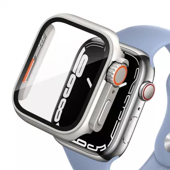 TECH-PROTECT DEFENSE360 Apple Watch 4/5/6/SE (44mm) Titāna/Oranža aizsargmaciņa ar integrētu siksnu
