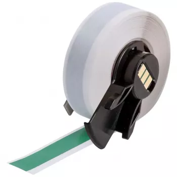 BRADY M6C-500-439-GR daudzfunkcionāla vinila lente, 24 mm, sarkana uz balta, 8 m