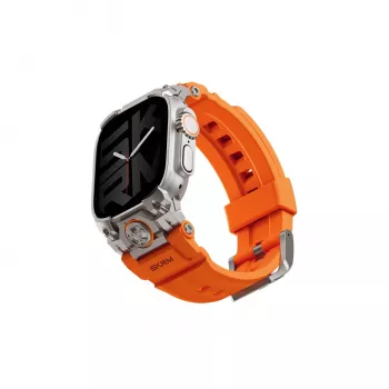 SKINARMA Talon izturīga sporta siksna Apple Watch Ultra 49mm / 45mm / 44mm / 42mm, oranža