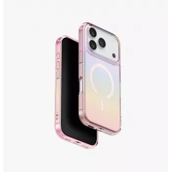 UNIQ Iridescia Magclick uzlādes maciņš iPhone 17 Pro - Midnight Quartz