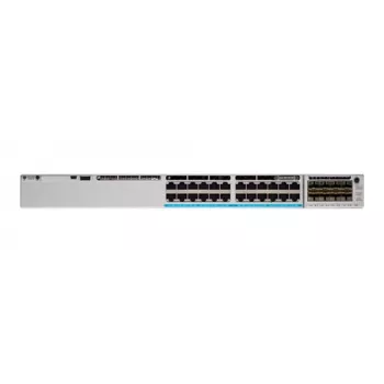 Cisco Catalyst 9300L Mini 48-Port 8 mGig Network Advantage Slēdzis ar 4x 25G augšupsaitēm