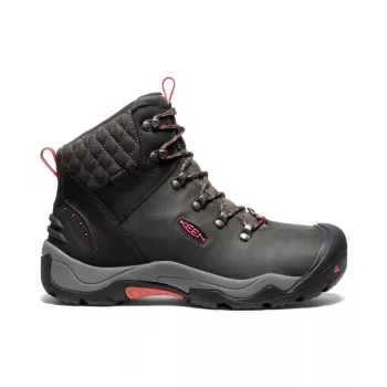 KEEN Sieviešu Revel III ūdensnecaurlaidīgs ziemas zābaks, Black/Rose, 7.5
