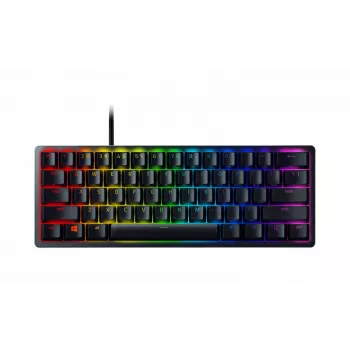 Vadu optomehāniskā spēļu tastatūra Razer Huntsman Mini 60%, ziemeļvalstu izkārtojums, RGB, melna (RZ03-03391300-R3N1)