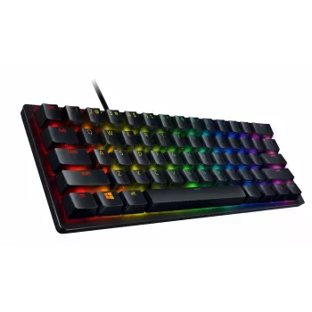 Vadu optomehāniskā spēļu tastatūra Razer Huntsman Mini 60%, ziemeļvalstu izkārtojums, RGB, melna (RZ03-03391300-R3N1)