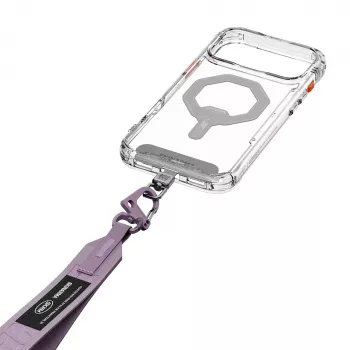 SKINARMA Scout XE universāla plaukstas siksniņa telefonam, ceriņu krāsā