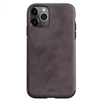 UNIQ Sueve iPhone 11 Pro vāciņš no šķidrā silikona, taupe silti pelēks