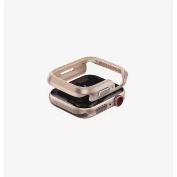 UNIQ Valencia Gold Apple Watch 42mm Series 4/5/6/SE aizsargmaciņa - pilna korpusa buferis