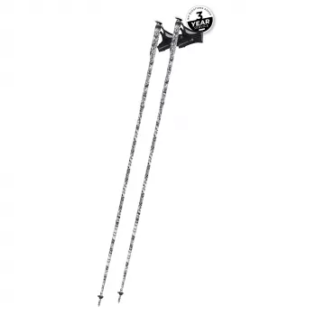 Komperdell Erlkönig FXP saliekamās skriešanas nūjas, 130 cm, 3 daļu īpaši viegla oglekļa šķiedra 14 mm, pašizvēršanās FXP sistēma, Trail Pro Tape rokturis