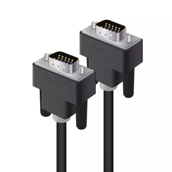 ALOGIC VGA-MM-02 2m VGA-VGA kabelis ar audio, melns