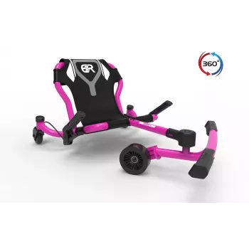 EzyRoller Spinner X Pink 360° pagriežams braucamais rotaļlieta bērniem 4-12 gadiem