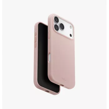 UNIQ Lino MagClick uzlādes maciņš iPhone 17 Pro Max - rozā