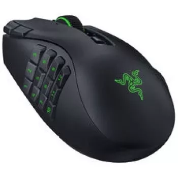 Razer Naga V3 Pro bezvadu spēļu pele, 8000 Hz - Melna