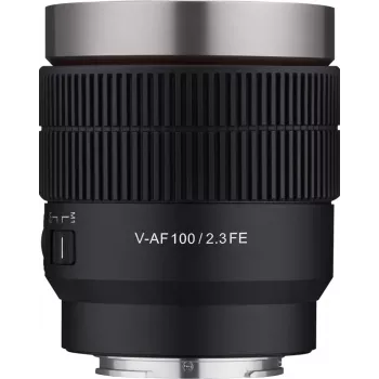 Samyang V-AF T 2.3/100 FE Sony E autofokusa telefoto objektīvs