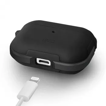 UNIQ Valencia pretmikrobu maciņš AirPods Pro – Midnight Black