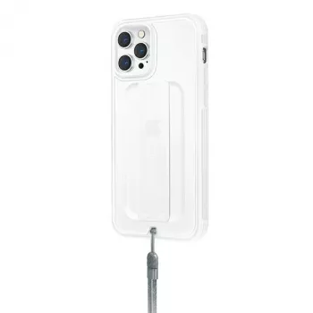 UNIQ Heldro Antimicrobial iPhone 12/12 Pro 6,1 inch Natural Frost maciņš