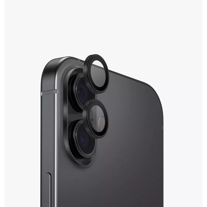 UNIQ Optix Alumīnija kameras objektīva aizsargs iPhone 17 ar aplikatoru, zaļš
