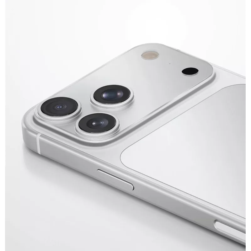 UNIQ Optix Aeroshield+ iPhone 17 Pro kameras moduļa aizsargs – caurspīdīgs