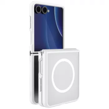 UNIQ Veren AF Magclick uzlādes maciņš Samsung Galaxy Z Flip8, balts