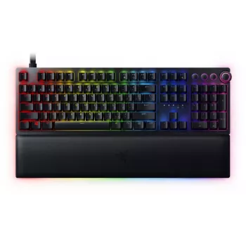 Vadu spēļu tastatūra Razer Huntsman V2, Analog Optical slēdži, ASV izkārtojums, RGB, melna (RZ03-03610100-R3M1)