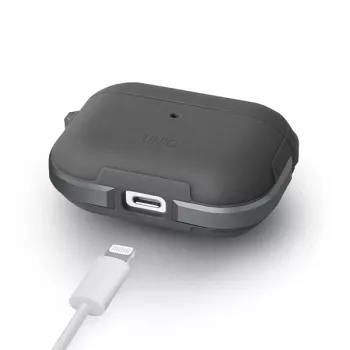 UNIQ Valencia antimikrobu maciņš AirPods Pro – Gunmetal Grey