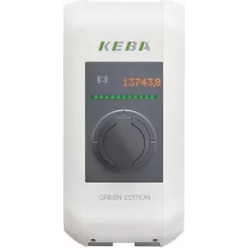 KEBA KeContact P30 x-series 22 kW Type 2 ligzda RFID elektromobiļu uzlādes stacija (125100)