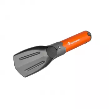 Sea to Summit Pocket Trowel Alloy - ultravieglā saliekamā kempinga lāpstiņa, anodēts alumīnijs, 220mm izvērsta, 153mm salocīta, 3.5oz, pelēka/sudraba