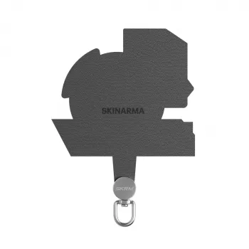 SKINARMA Ekho universālais lanyard adaptera plāksteris pelēks