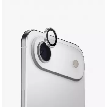 UNIQ Optix Aluminium kameras objektīva aizsargs ar aplikatoru Apple iPhone Air, sudraba