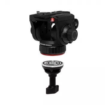 Manfrotto 520BALLSHX 75mm puslode ar īso rokturi trijkāja nivelēšanai