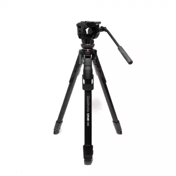 Manfrotto MKONEVA-500X hibrīda foto-video statīvs ar šķidruma galvu, 5 sekciju alumīnija kājas, flip slēdzenes, ātrā kolonna, somiņa