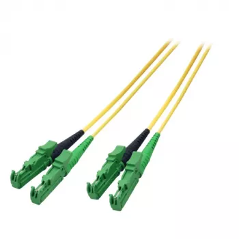 EFB R&M Duplex Patch Kabelis E2000/APC uz E2000/APC OS2 viensviras 3m LSZH 3mm Dzeltens G657A1 C klase