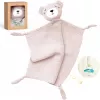 Momcozy Cotton Cuddly Bear plīša rotaļlieta zīdaiņiem, rozā