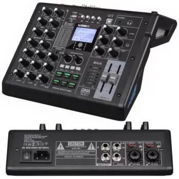 DNA PROFESSIONAL DNA MIX-EFF 4 4 kanālu analogais audio mikseris ar USB
