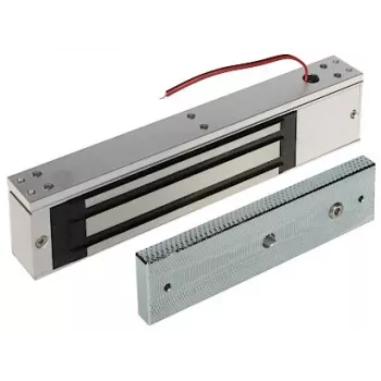 INNE ZE-320 Elektromagnētiskā slēdzene, 300 kg noturības spēks, 12/24V DC, Fail-Safe, virsmas montāža