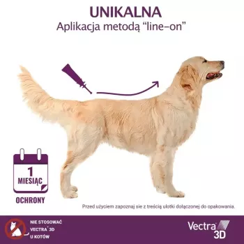 Ceva Vectra 3D Spot-On šķīdums suņiem 4-10 kg (3 pipetes) – blusu, ērču un moskītu atbaidītājs
