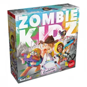 Zombie Kidz Evolution kooperatīvā legacy galda spēle bērniem un ģimenei