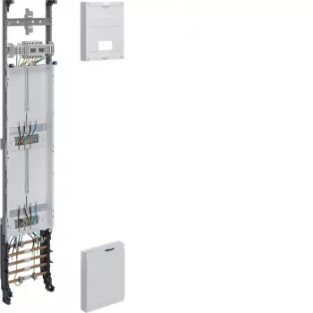 Hager Complete Meter Field Z 1350x250mm 3-Fāžu 2 Skaitītāju Vietas 10mm² ar Atdalīšanas Funkciju