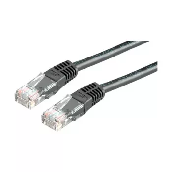 VALUE Cat.6 Class E UTP Patch vads RJ45 vīrietis uz RJ45 vīrietis, melns, 2 m