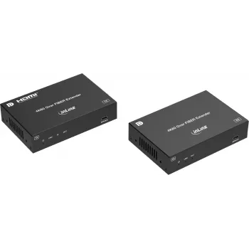 InLine® KVM pagarinātājs, DP 4K/60Hz, viens režīms šķiedra, 10km, komplekts (57885O)