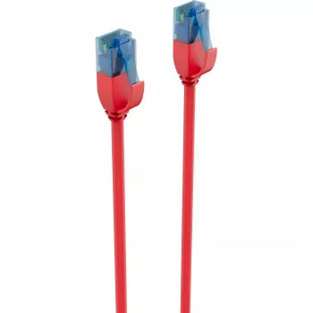 ShiverPeaks BASIC-S Slim Cat6 U/UTP tīkla vads, 3,0 m, sarkans