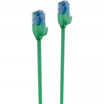 ShiverPeaks BASIC-S Slim Cat.6 U/UTP Patch vads, 3m, zaļš